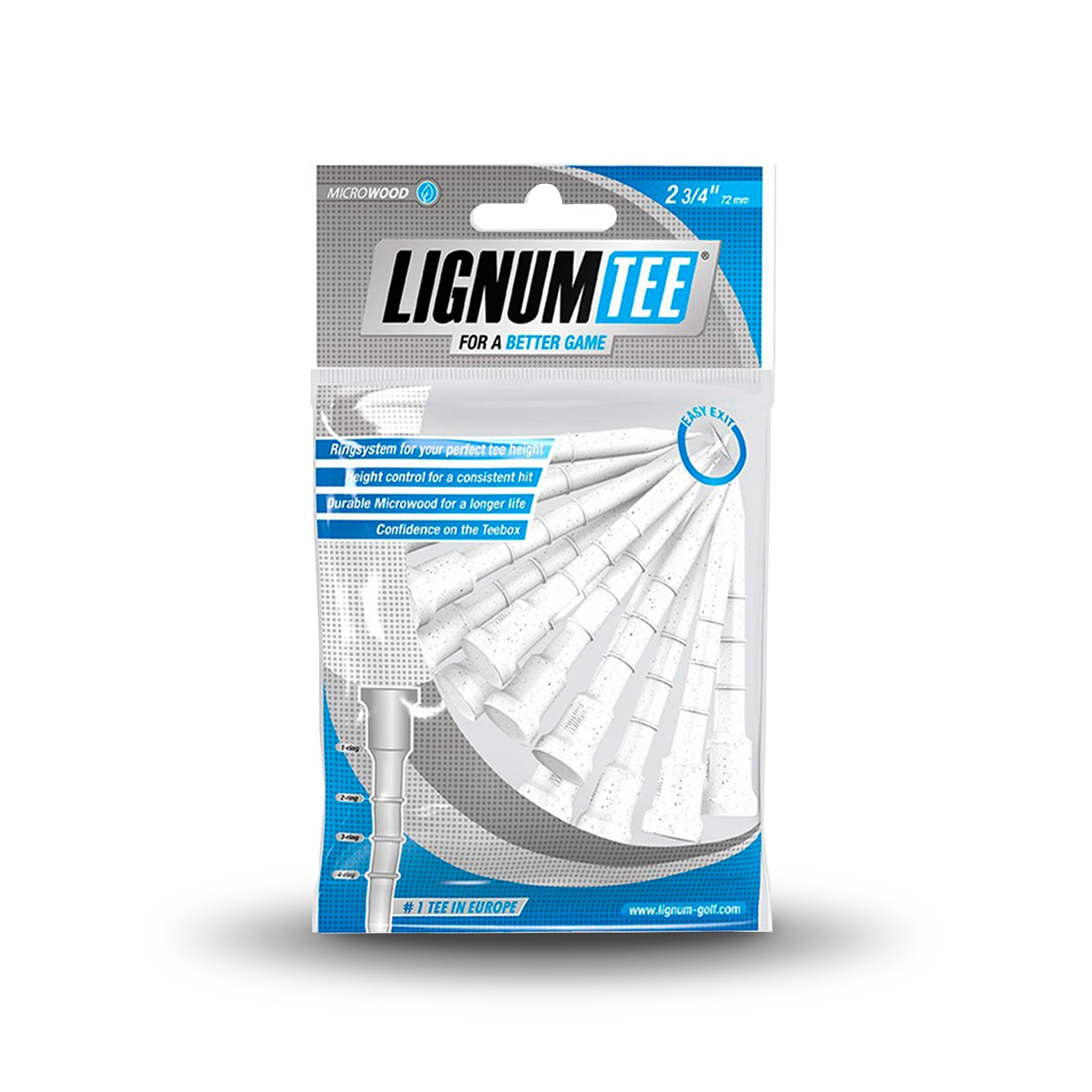 Lignum Tees 72 mm 12 - Pack - Downswing