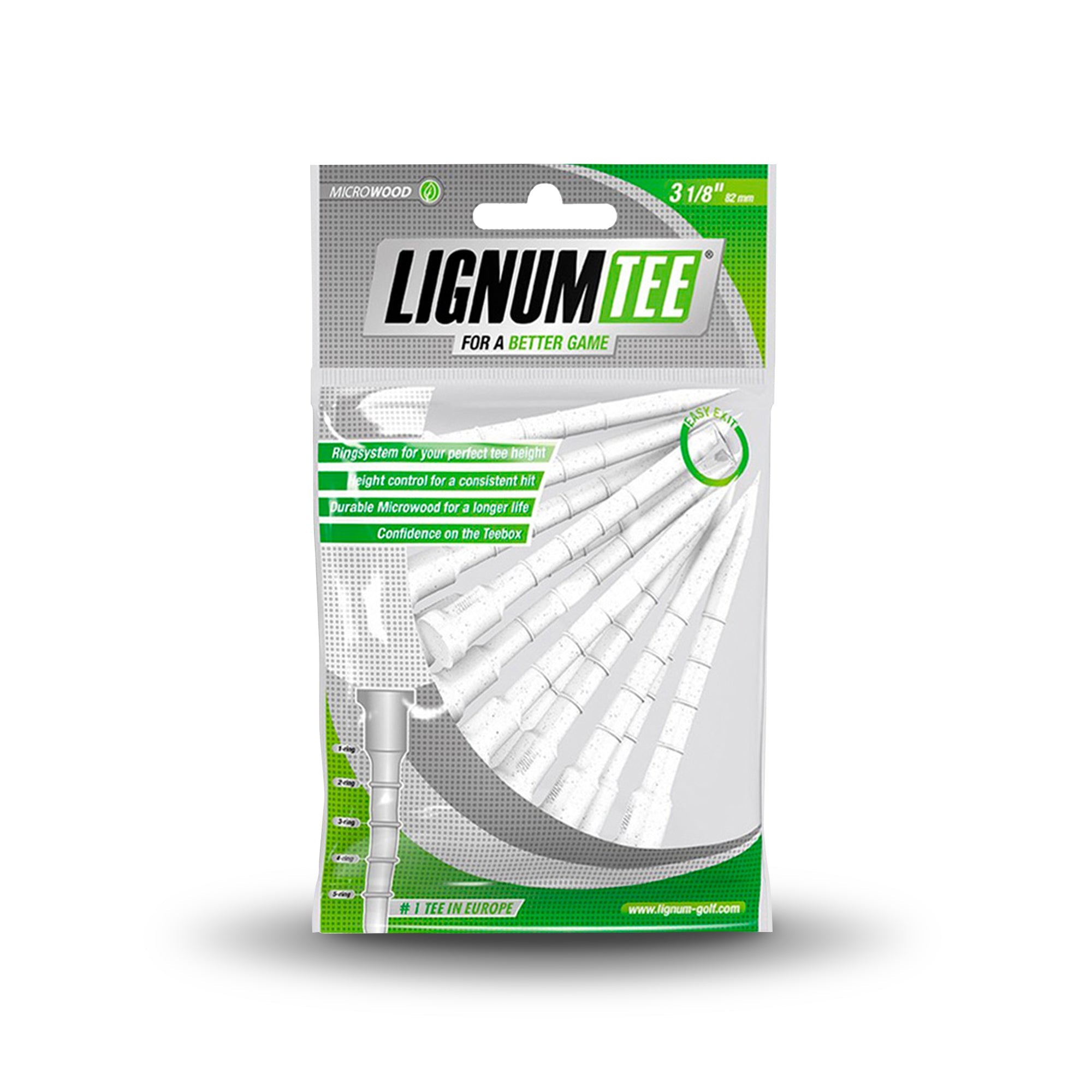 Lignum Tees 82 mm 12 - Pack - Downswing